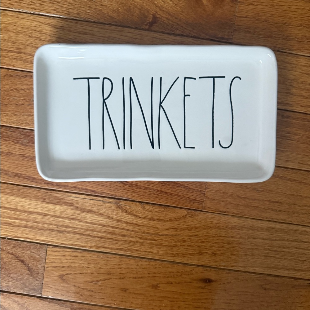 Rae Dunn white trinket Tray